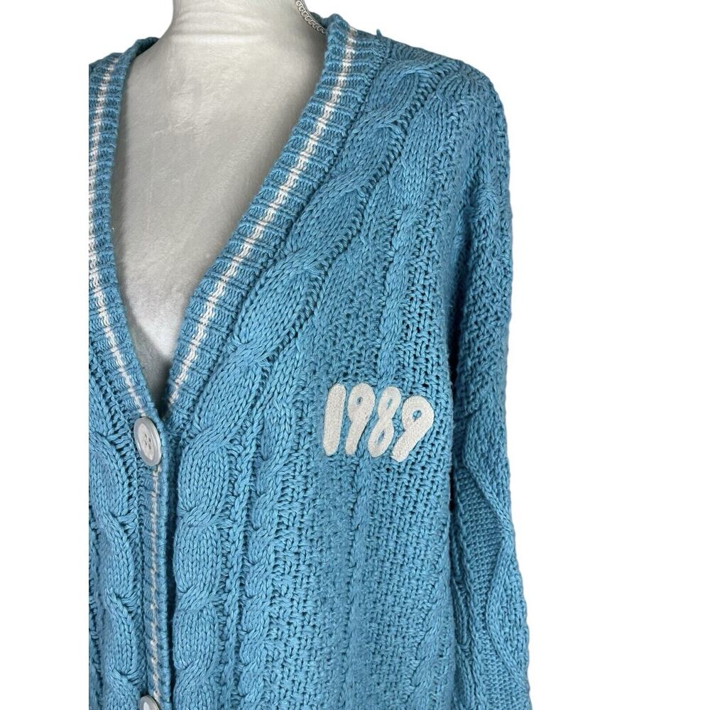 Taylor Swift 1989 Authentic Iconic Swiftie Cardigan Preppy Nostalgic Sz XL / 2XL - Picture 6 of 10